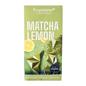 TABLETTE CHOCOLAT BLANC MATCHA CITRON BIO 60G