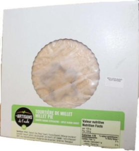 TOURTIERE DE MILLET EP. 15CM