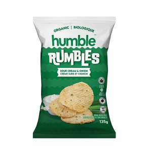 CROUSTILLES ONDULÉES RUMBLES CRÈME SURE OIGNON BIO 135G