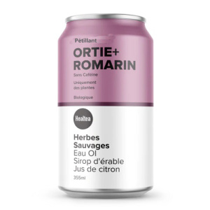 INFUSION PÉTILLANTE ORTIE ROMARIN BIO 355ML