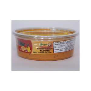 HUMMUS TOM. SECHEES BASILIC 240G