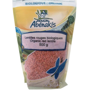 LENTILLES ROUGES BIO 500G