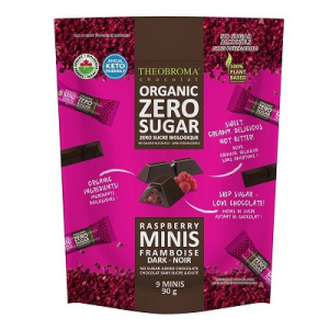 CHOCOLAT NOIR&FRAMB. ZÉRO SUCRE BIO 90G