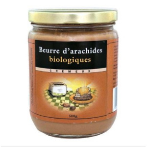 BEURRE ARACH. CREM BIO 500G