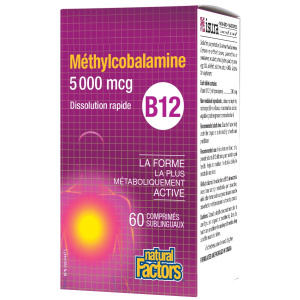 VITAMINE B12 5000MCG 60C