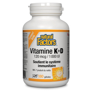 VITAMINE K2 120MCG+D3 1000UI 180G