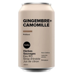 INFUSION PÉTILLANTE GINGEMBRE CAMOMILLE BIO 355ML