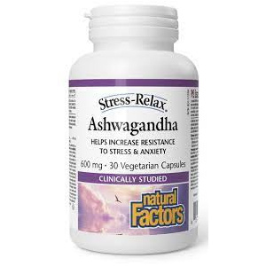 STRESS-RELAX ASHWAGANDHA 600MG 30CAPS