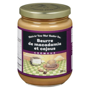 BEURRE CAJOU-MACADAMIA CRÉMEUX 365G