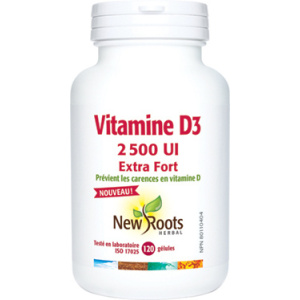 VITAMINE D3 2500UI 120 GÉL.