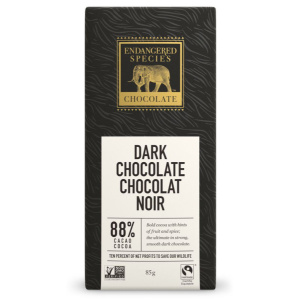 BARRE CHOCO NOIR 88% BIO 85G