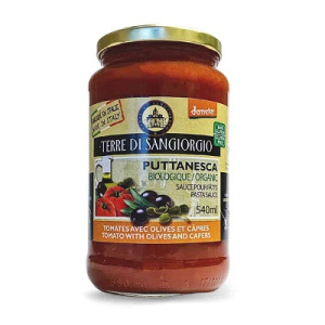 SAUCE SPAGHETTI OLIVES ET CÂPRES BIO 540ML