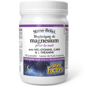 MAGNÉSIUM BISGLYCINATE NUIT STRESS-RELAX 120G