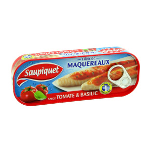 FILET MAQUEREAUX TOMATE 169G